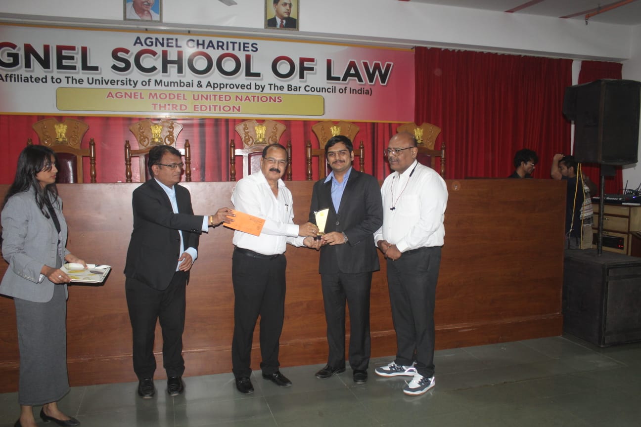 Agnel MUN Best Delegates